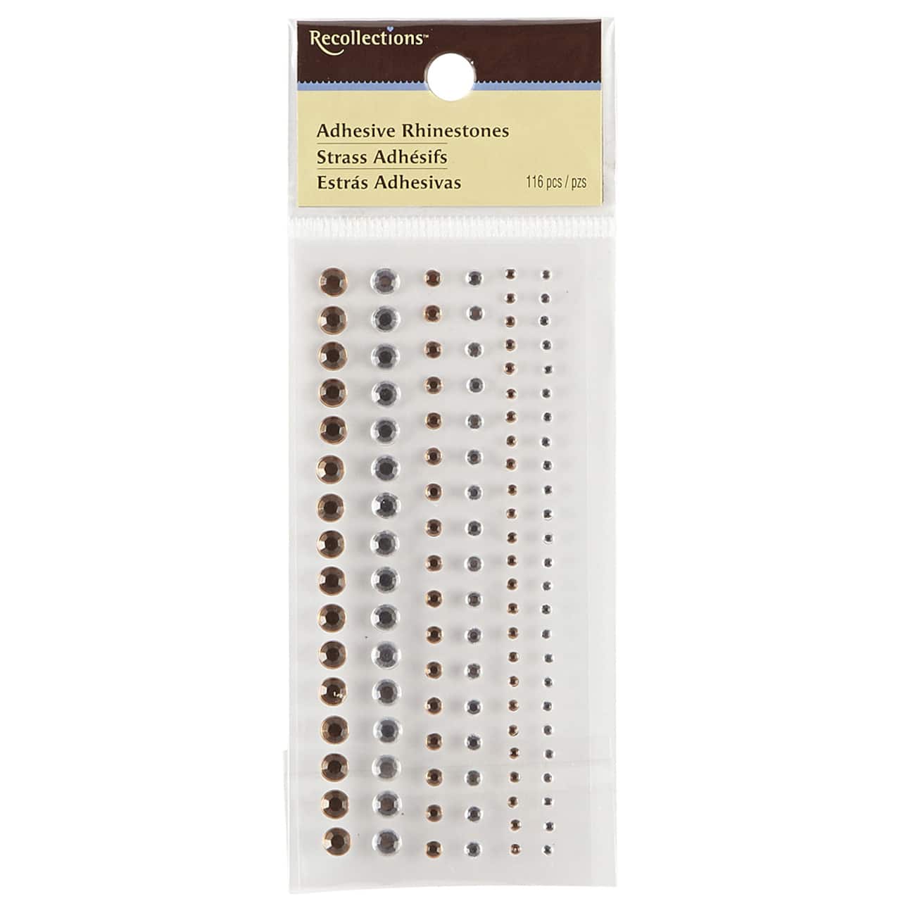 12 Pack: Adhesive Rhinestones Mixed Pack by Recollections&#x2122;